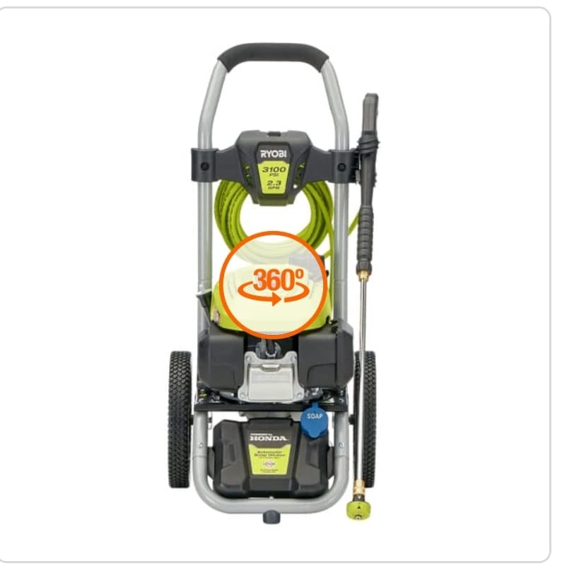 3100 PSI 2.3 GPM Cold Water Gas Pressure Washer
