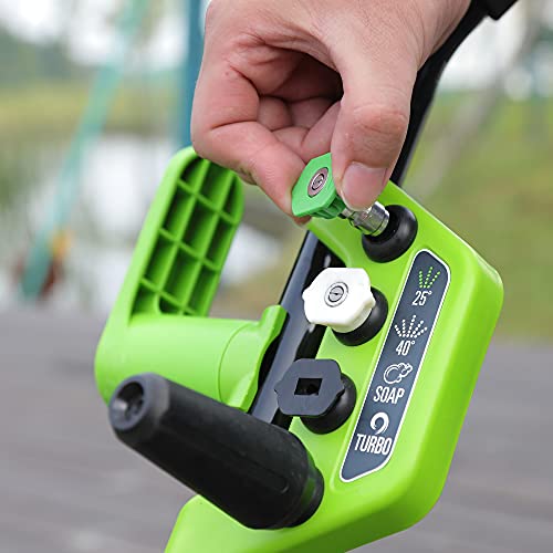 Greenworks 2000 PSI 1.2 GPM Electric Pressure Washer, GPW2000-1