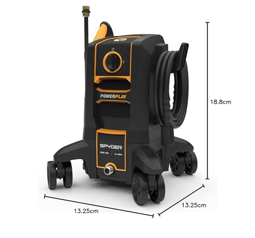 Spyder 2030PSI Electric Pressure Washer, Black
