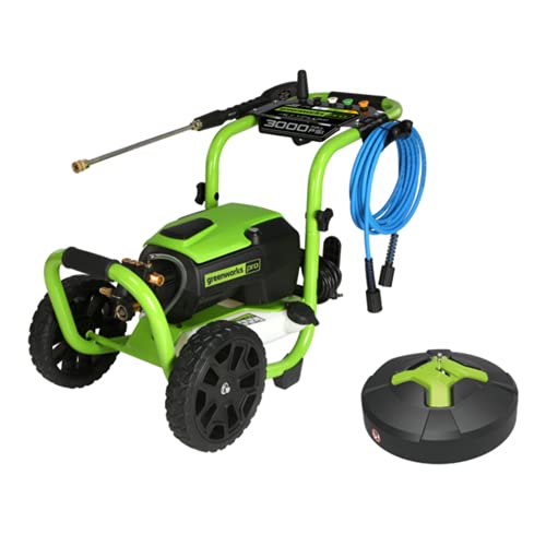 Greenworks Pro 3000 PSI 1.1-Gallon-GPM Cold Water Electric Pressure Washer 5113402HDVT