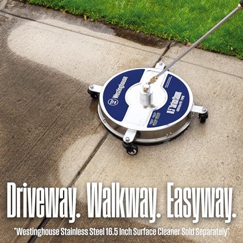 Westinghouse WPX2700 Gas Pressure Washer, 2700 PSI and 2.3 Max GPM, Onboard Soap Tank, Spray Gun and Wand, 4 Nozzle Set, CARB Compliant, for Cars/Fences/Driveways/Homes/Patios/Furniture Blue