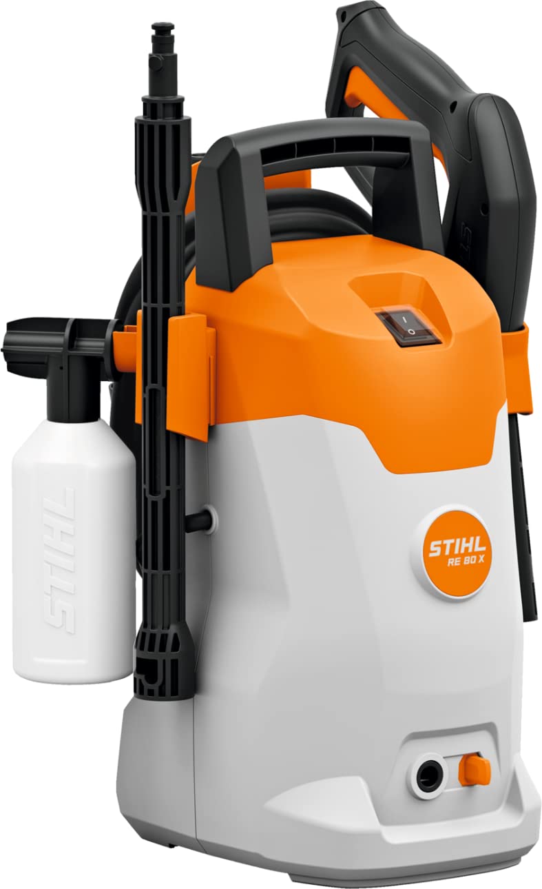 STIHL RE 80 X Electric High-Pressure Cleaner, Washer, with 120 bar Pressure for Multipurpose Cleaning, Pressure Adjustable Nozzle, Pressure Washer Sold by Garden Art