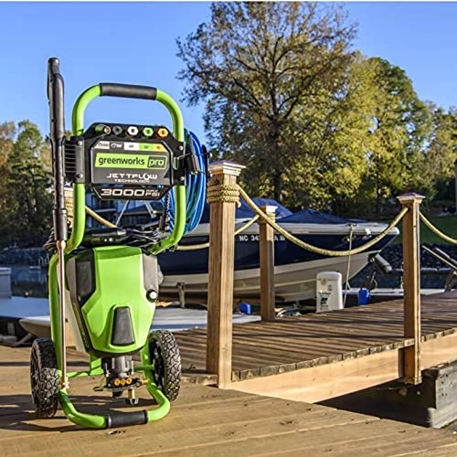 Greenworks Pro 3000 PSI 1.1-Gallon-GPM Cold Water Electric Pressure Washer 5113402HDVT