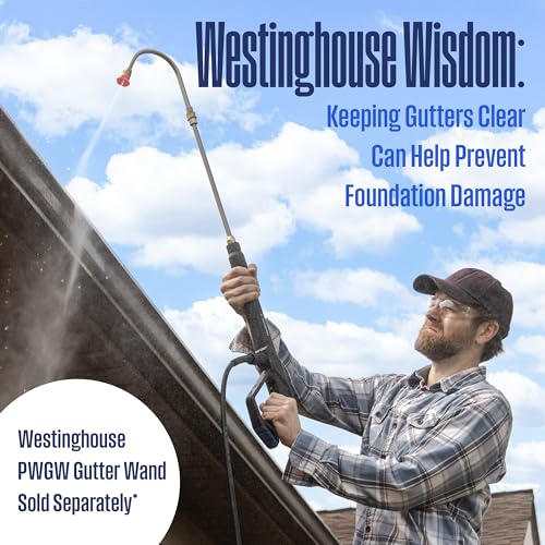 Westinghouse WPX2700 Gas Pressure Washer, 2700 PSI and 2.3 Max GPM, Onboard Soap Tank, Spray Gun and Wand, 4 Nozzle Set, CARB Compliant, for Cars/Fences/Driveways/Homes/Patios/Furniture Blue