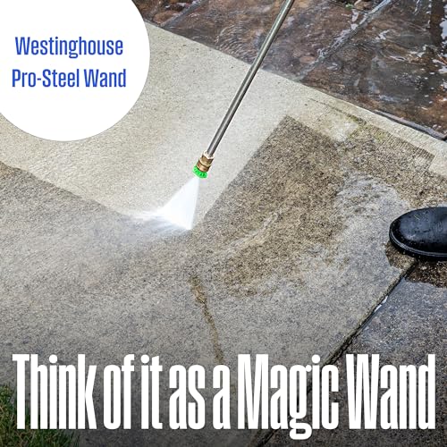 Westinghouse WPX2700 Gas Pressure Washer, 2700 PSI and 2.3 Max GPM, Onboard Soap Tank, Spray Gun and Wand, 4 Nozzle Set, CARB Compliant, for Cars/Fences/Driveways/Homes/Patios/Furniture Blue