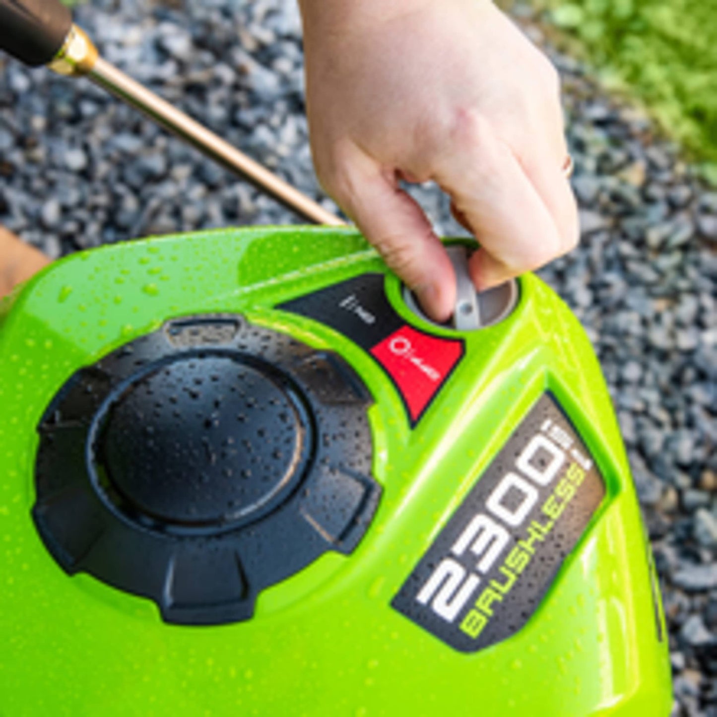 Greenworks Pro 2300 PSI 2.3-Gallon-GPM Cold Water Electric Pressure Washer 5113302HDVT