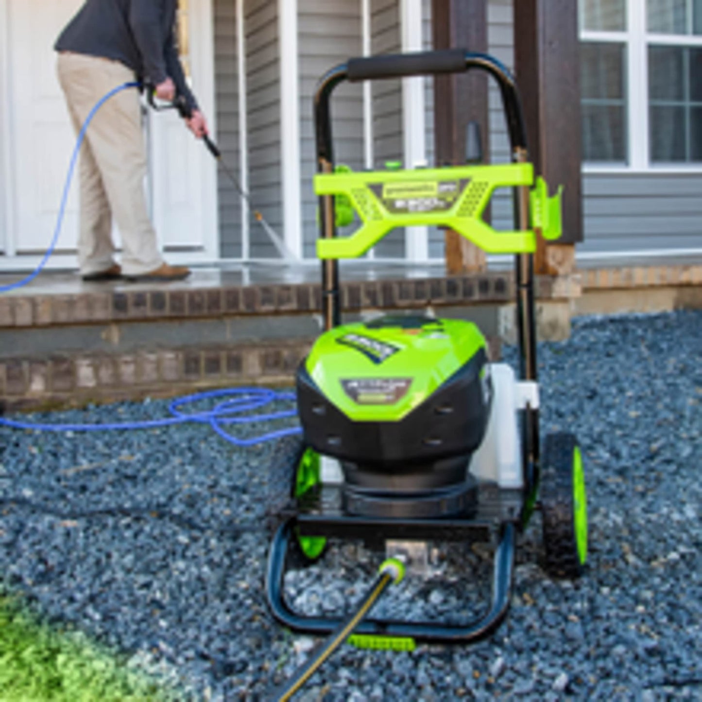 Greenworks Pro 2300 PSI 2.3-Gallon-GPM Cold Water Electric Pressure Washer 5113302HDVT