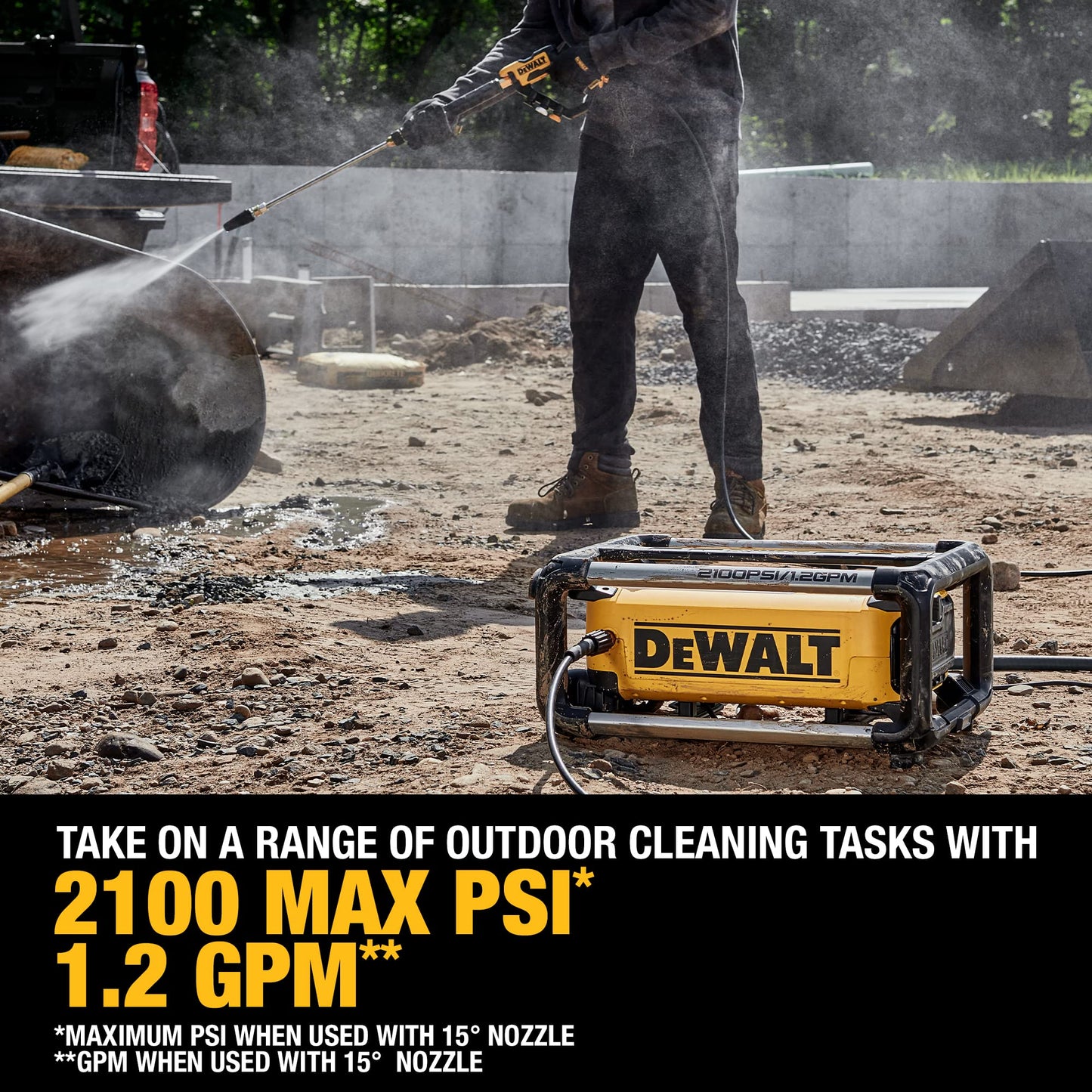DEWALT 2100 PSI 1.2 GPM JOBSITE PW